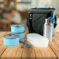 Tasty Lunch Case Set With Insulated Carry Bag - Shop Gharse