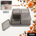 Ganesh Multipurpose Gift Set Dry Fruit Candy (4 Pcs Set  With Tray) - Shop Gharse