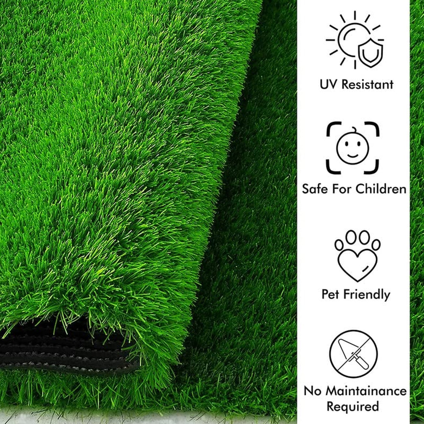 0612 Artificial Grass For Balcony Or Doormat Soft And Durable Plastic Turf Carpet 58x38cm - Shop Gharse