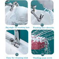 Flexible Faucet Splash Head Extender Aerator Universal Splash Filter Faucet Sprayer (1 Set) - Shop Gharse