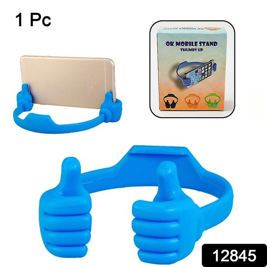 12845 Hand Shape Mobile Stand Used In All Kinds Of Places Including Household And Offices As A Mobile Supporting Stand (1 Pc  With Color Box) - Shop Gharse