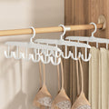 13948 Tank Top Hanger 12-hook Space Saving Hanger Capacity Rotatable Wood Space Saving Hanger Closet Organizers And Storage For Dorm  Apartment For Tank Top - Shop Gharse