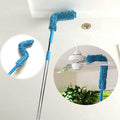 12728 Long Handle Dust Cleaning Brush Adjustable Microfiber Dust Brush Foldable Home Appliances Ceiling Cleaner Latest Home Improvement Products - Shop Gharse
