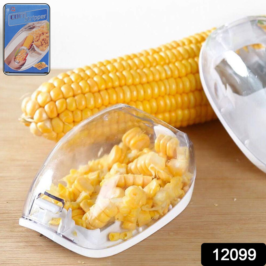 Magic Plastic With Steel Blades Corn Remover Kernel Stripper (1 Pc) - Shop Gharse