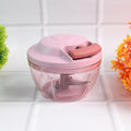 Apex Power-x Triple Stainless Steel Blades And Hand-pull Vegetable Chopper (500ml) - Shop Gharse