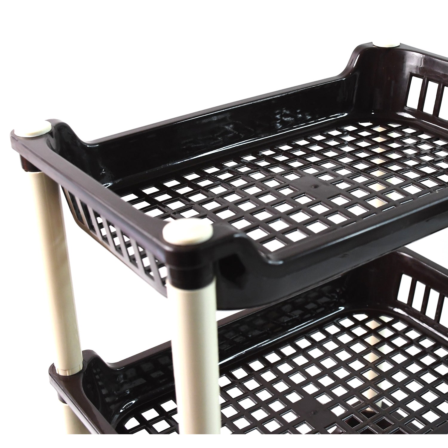 Apex Small Multiuse Plastic Storage Rack Organizer 3-tier - Shop Gharse