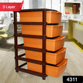 Plastic Premium Home Storage  Organization (5 Layer  1 Pc) - Shop Gharse