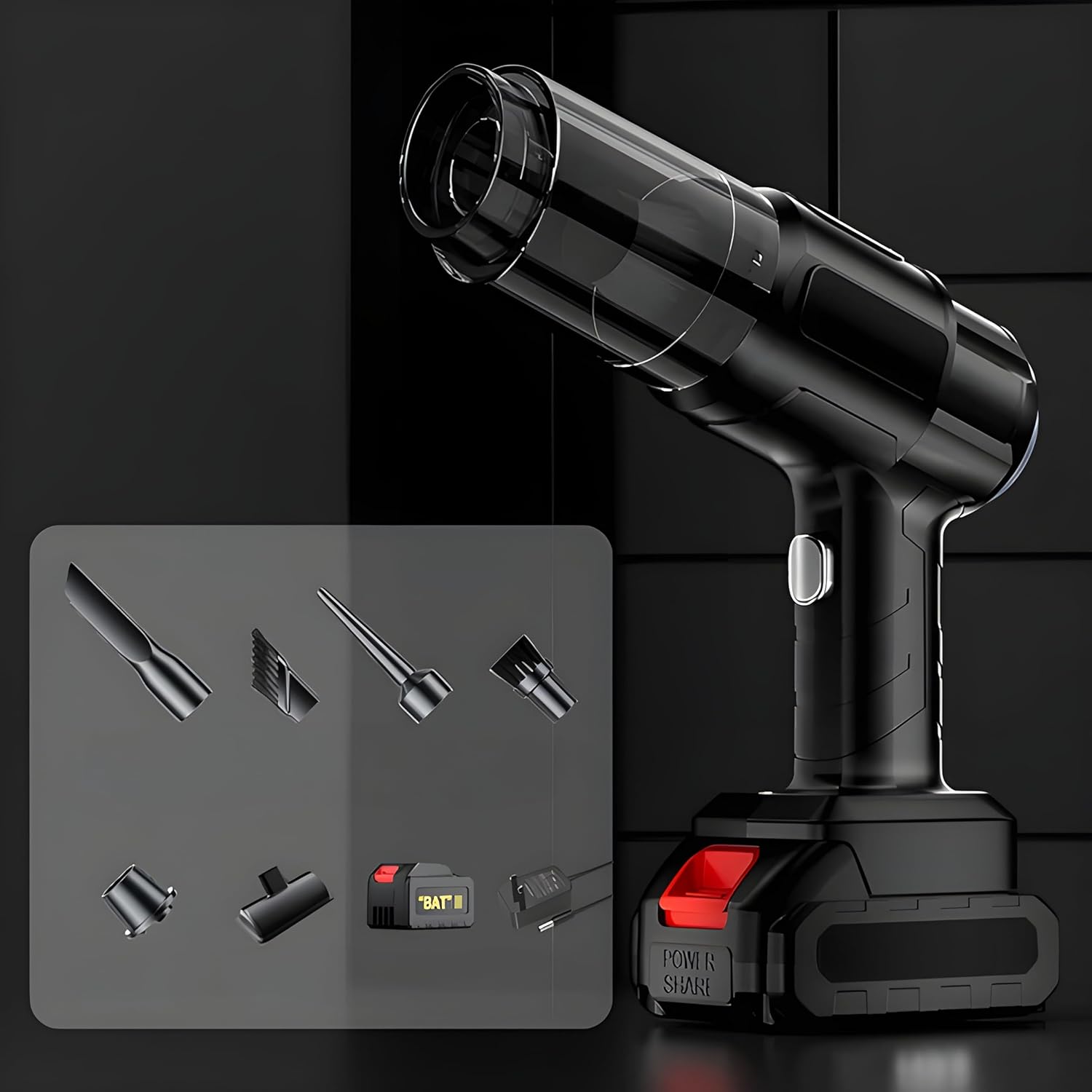 Multifunction 240v Wireless Handheld Vacuum Cleaner (1 Set) - Shop Gharse