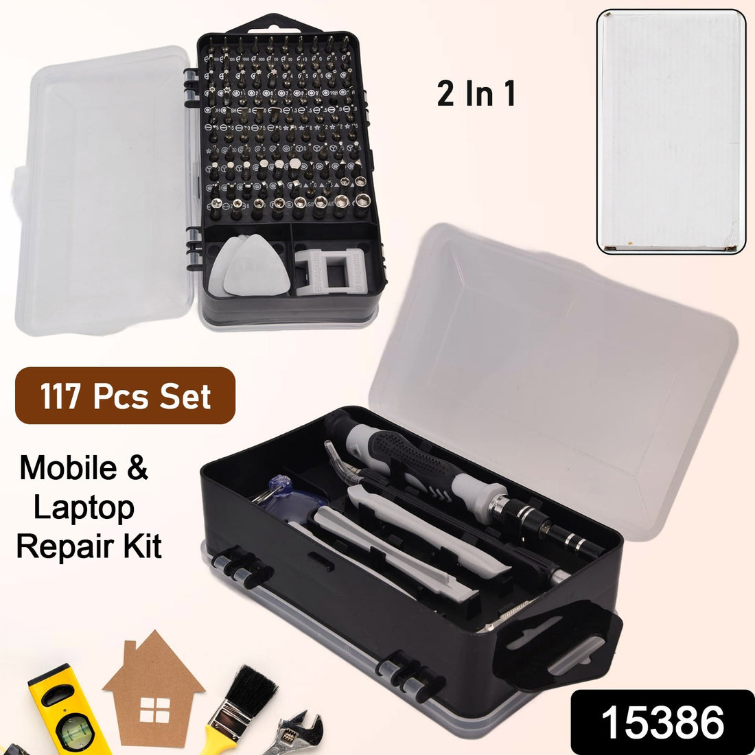 Screwdriver Electronic Laptop Mobile Repair Tool Kit (117 Pcs Set) - Shop Gharse