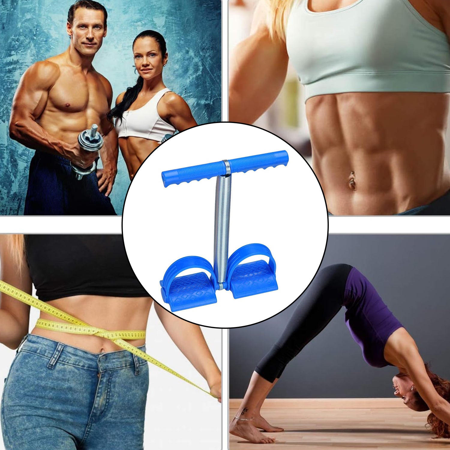 Spring Tension Pull Rope Resistance Band Exercise Strap Single Spring (1 Pc) - Shop Gharse