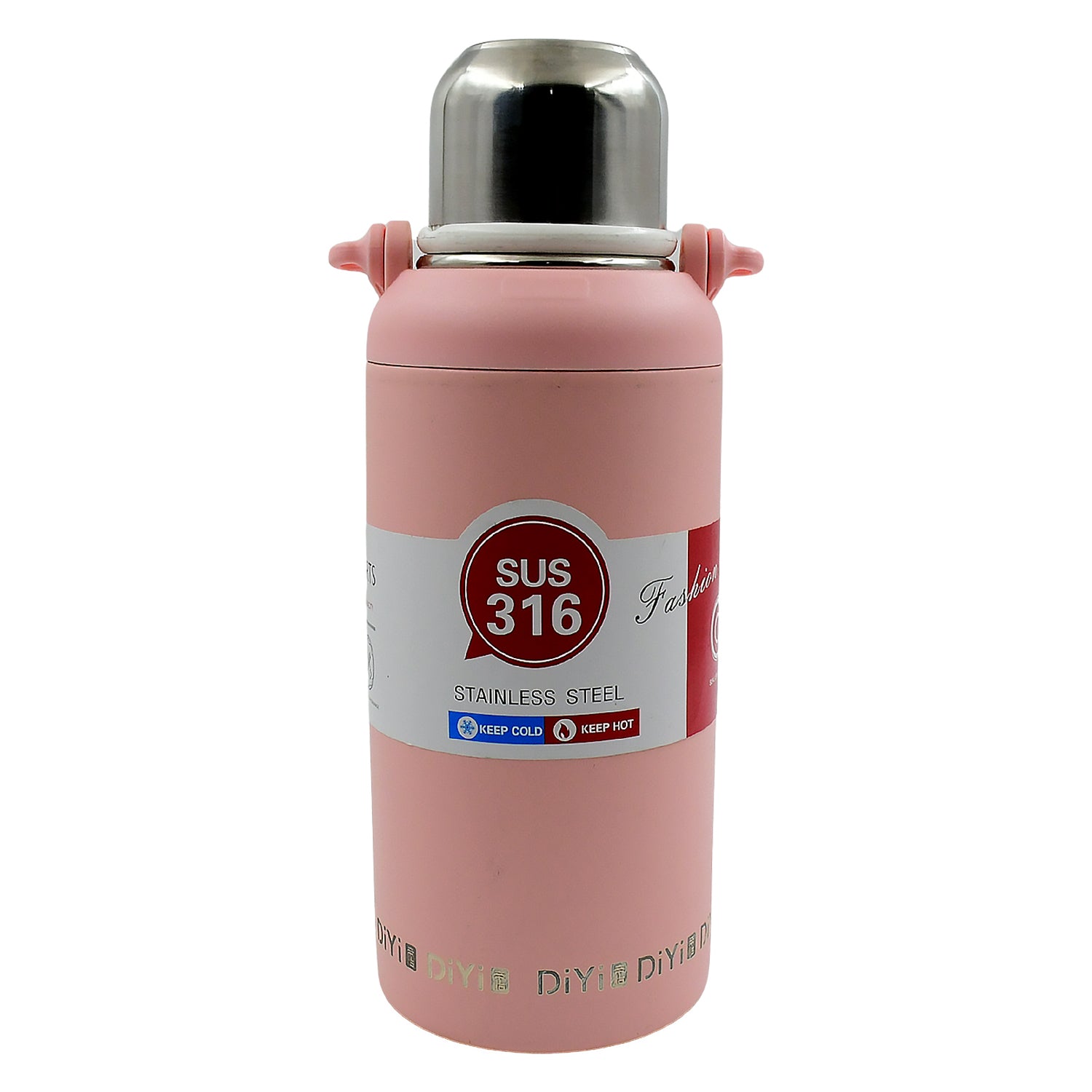 13036 Stainless Steel Tumblers 316 Stainless Steel Vacuum Insulated Cup  Bottle Portable Travel Kettle  Water Bottle With Handle Outdoor Large Capacity Sports Kettle Cups  Bottle (1300 Ml) - Shop Gharse