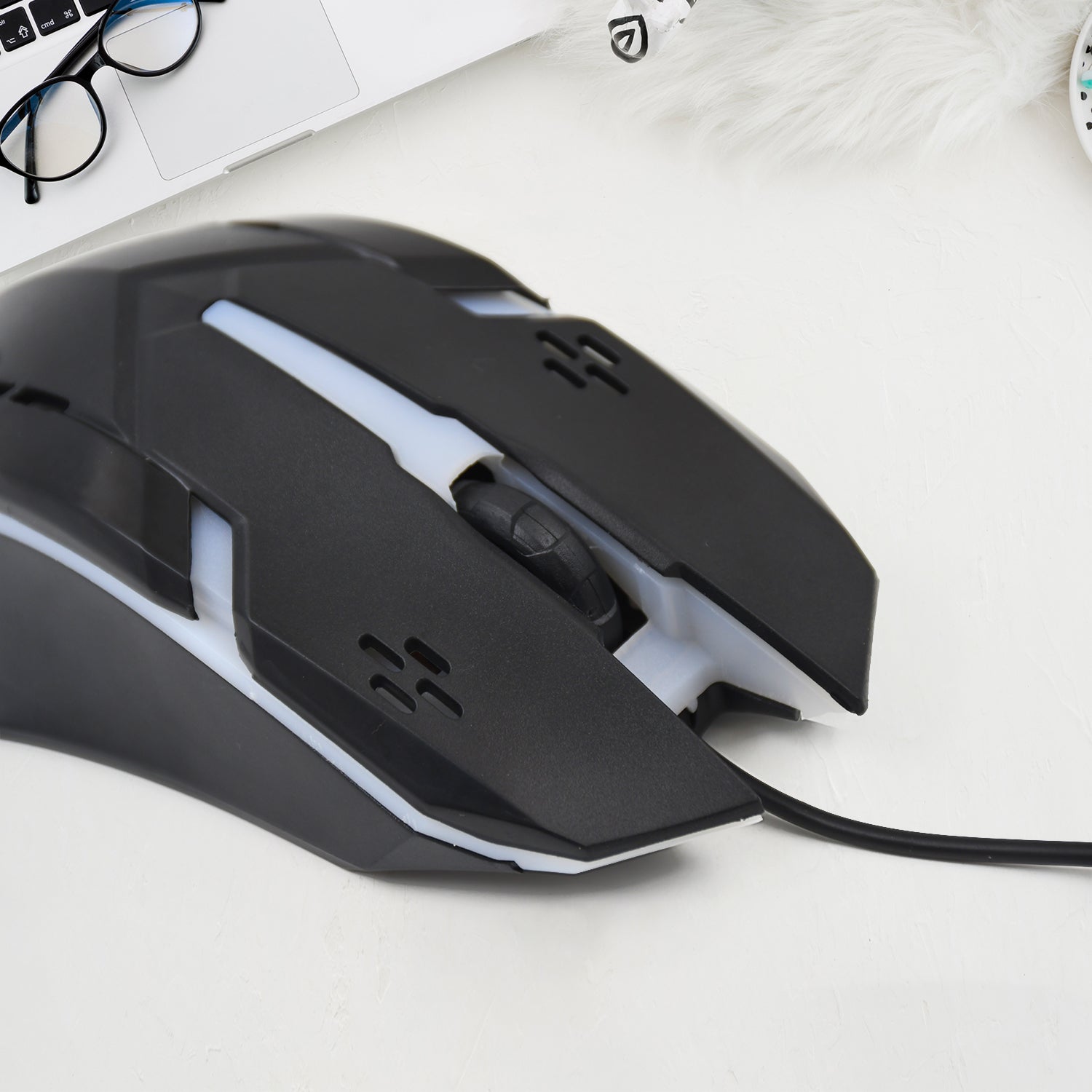 Computer  Laptop Usb Wired Optical Mouse (1 Pc) - Shop Gharse