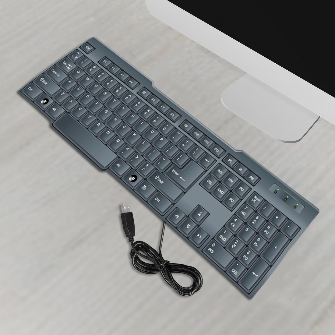 Wired Usb Keyboard 104 Keys (1 Pc) - Shop Gharse