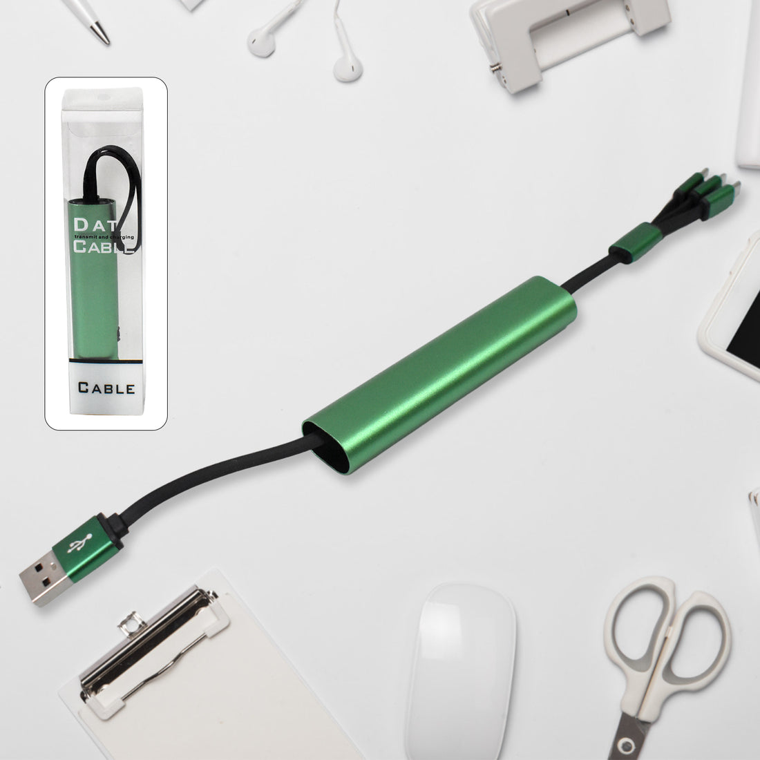Charging Cable 3 In 1 Extendable Data Transmit  Charging Cable (1 Pc) - Shop Gharse