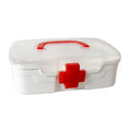 12734 Medical Box 1 Piece Indoor Outdoor Medical Utility Medicine Storage Box Detachable Tray Medical Box Multi Purpose Regular Medicine First Aid Box With Handle  Transparent Lid - Shop Gharse
