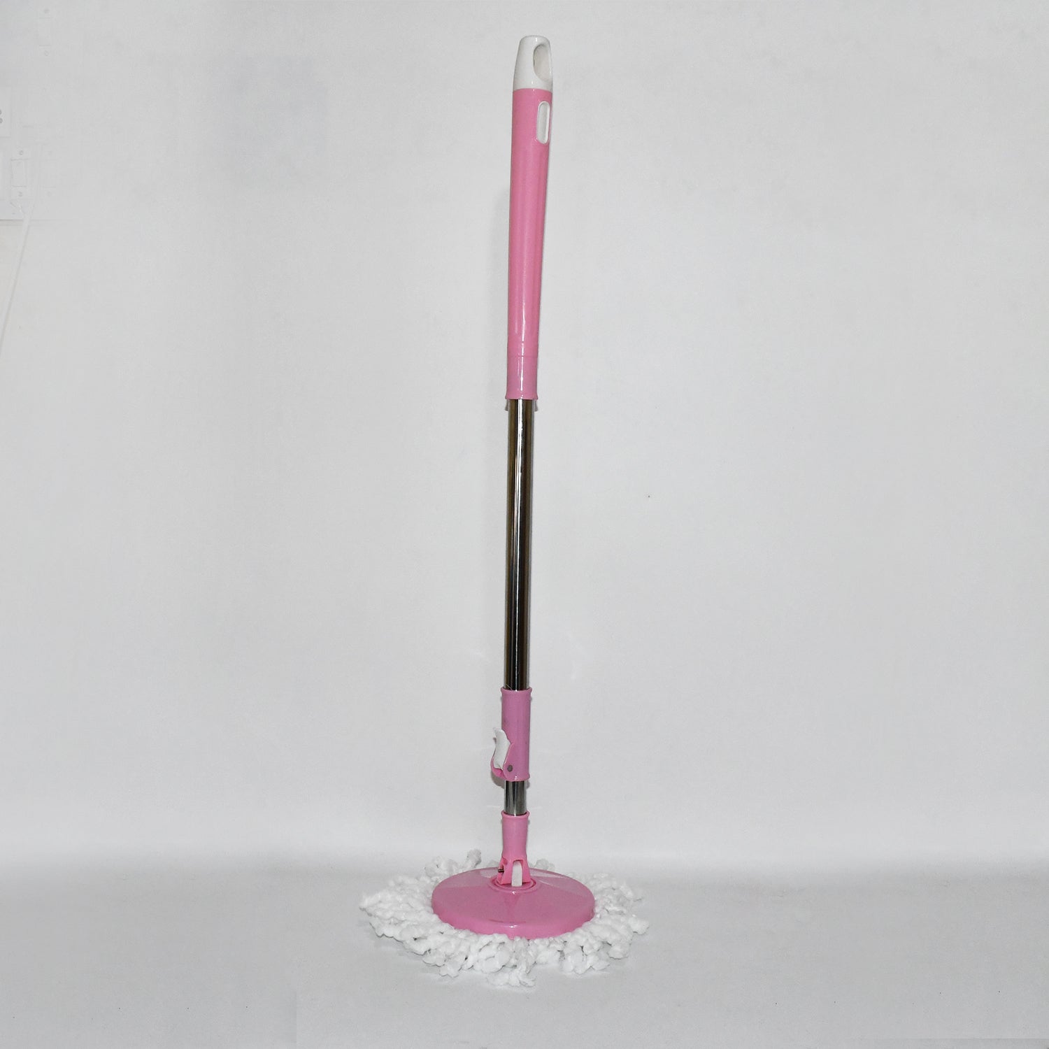 0842 Home Cleaning - Stainless Steel 360 Degree Rotating Pole Microfiber Mop Rod Stick - Shop Gharse