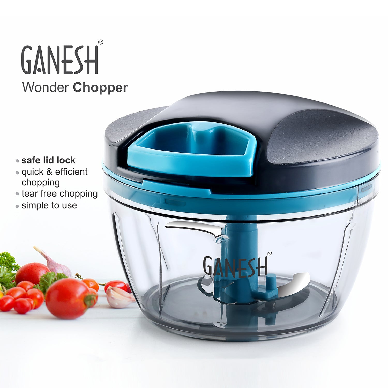 8106 Ganesh Wonder Chopper Grey (470ml) - Shop Gharse