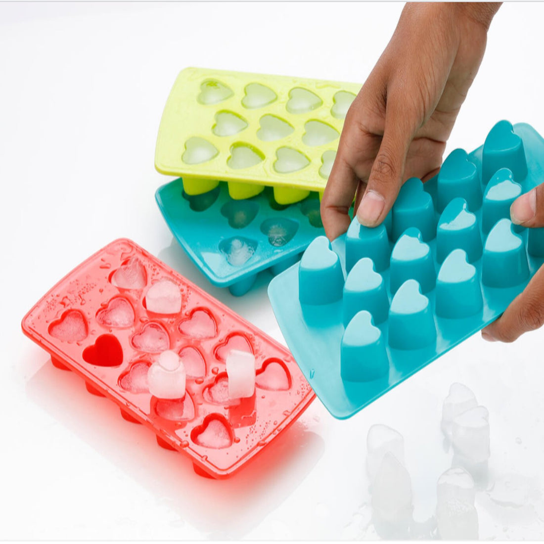 1133  Heart Shape Ice Cube Tray - Shop Gharse