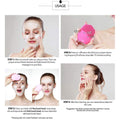 Rechargeable Sonic Silicone Face Cleansing Brush - Shop Gharse