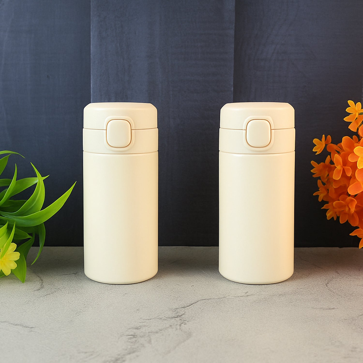 Stainless Steel Thermos Water Bottle 320lm (1 Pc) - Shop Gharse