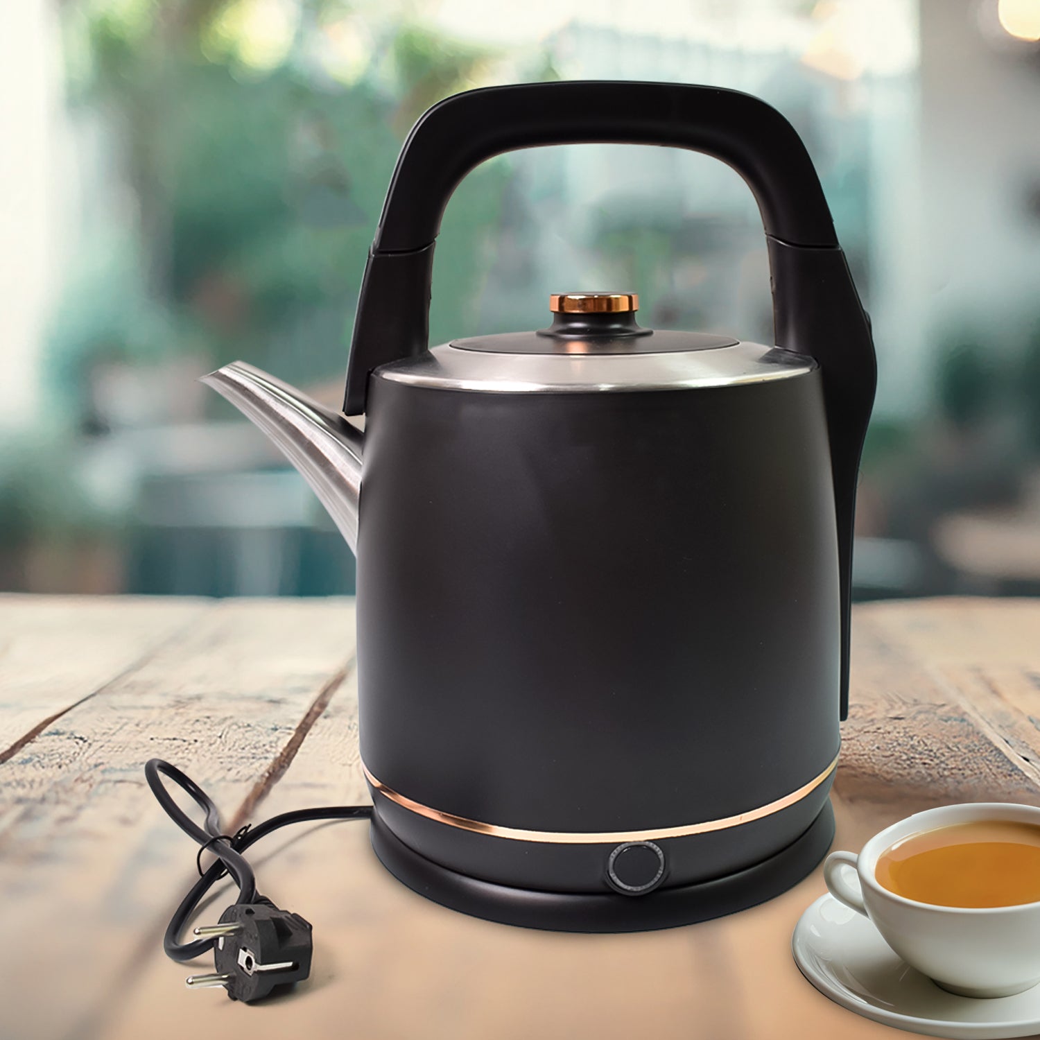 Stainless Steel Electric Kettle 2000 Watt (6 Ltr.) - Shop Gharse