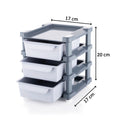 4767 Mini 3 Layer Drawer Used For Storing Makeup Equipments And Kits Used By Womens And Ladies. - Shop Gharse