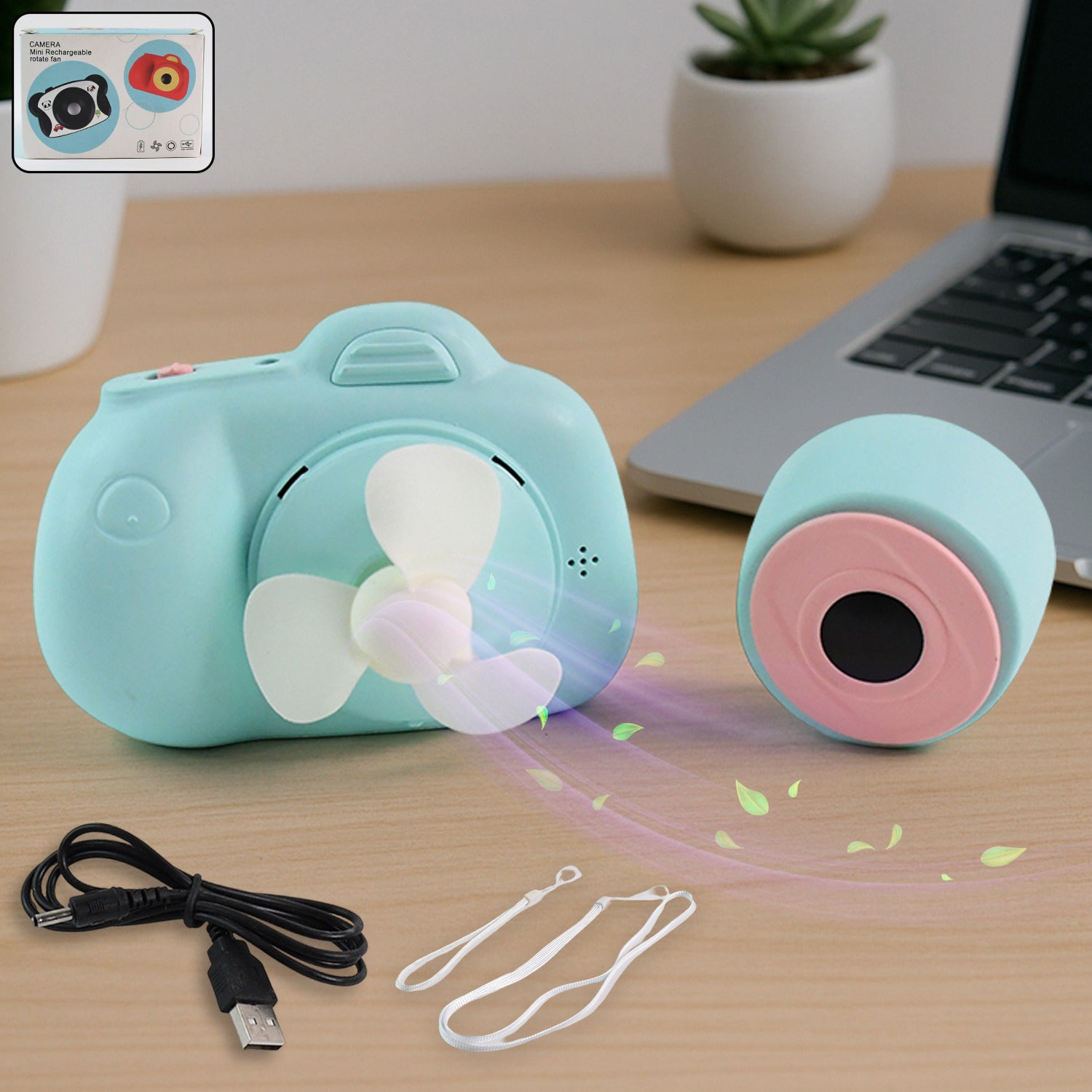 Portable Mini Camera-shaped Handheld Fan - Shop Gharse