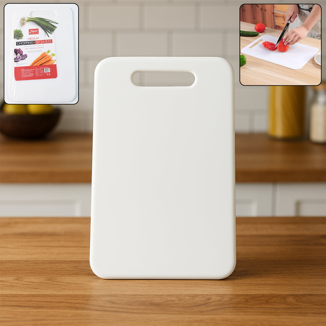 Apex Medium Plastic Chopping Board (3623 Cm  1 Pc) - Shop Gharse