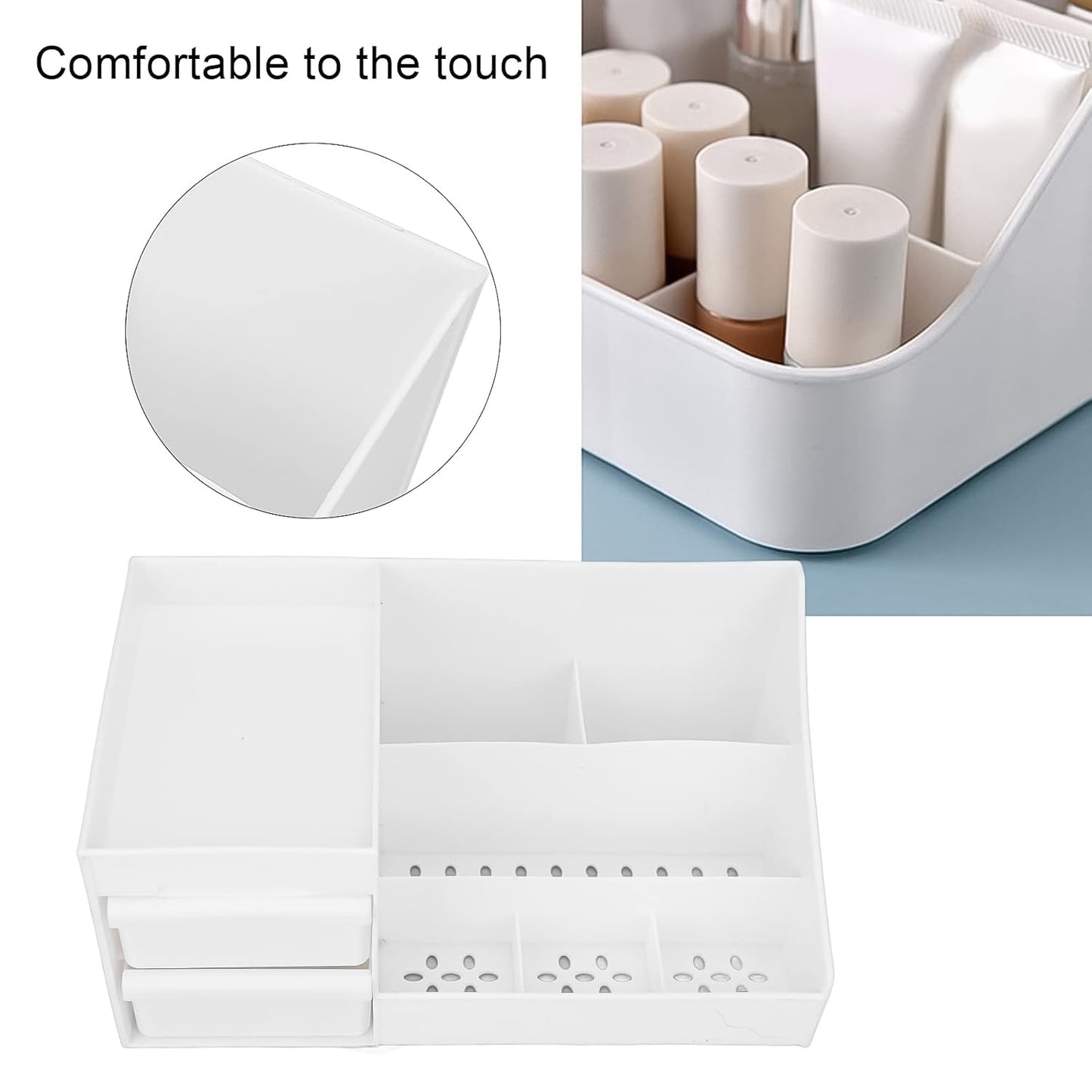 Large Capacity Desktop Cosmetic Storage Box (1 Pc  Mix Color) - Shop Gharse