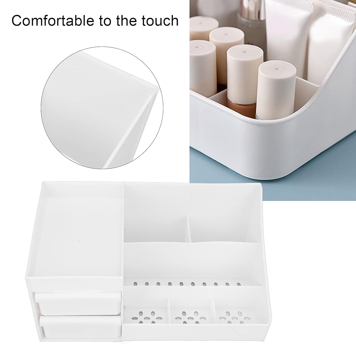 Large Capacity Desktop Cosmetic Storage Box (1 Pc  Mix Color) - Shop Gharse