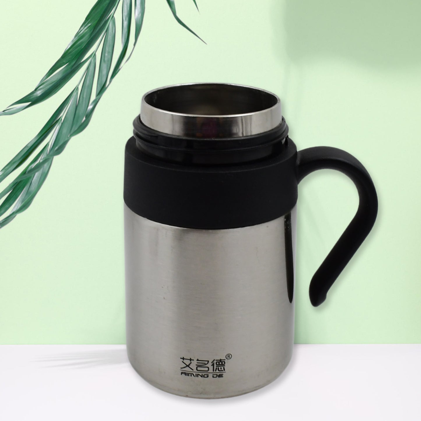 Stainless Steel Mug  Bottle Vacuum Insulated Cup With Handle  Small Cup (420 Ml) - Shop Gharse