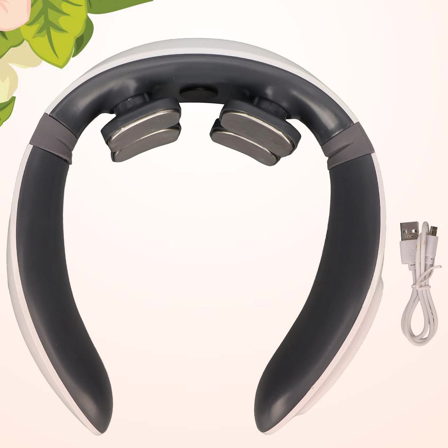 4 Heads Smart Electric Neck And Back Pulse Massager (1 Pc) - Shop Gharse