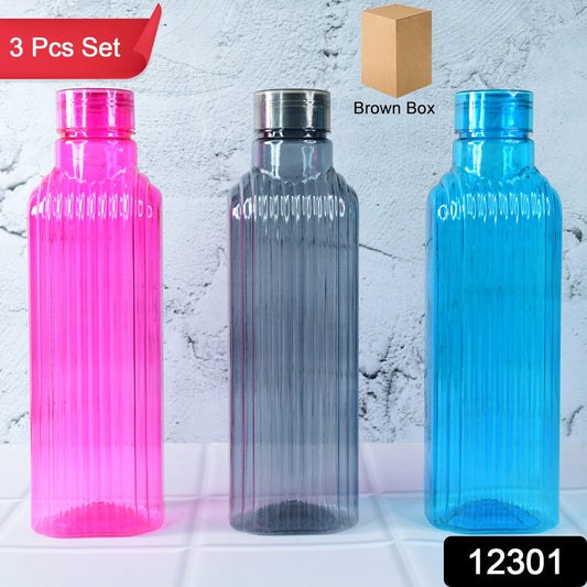 Transparent Fridge Water Bottles (3 Pc) - Shop Gharse