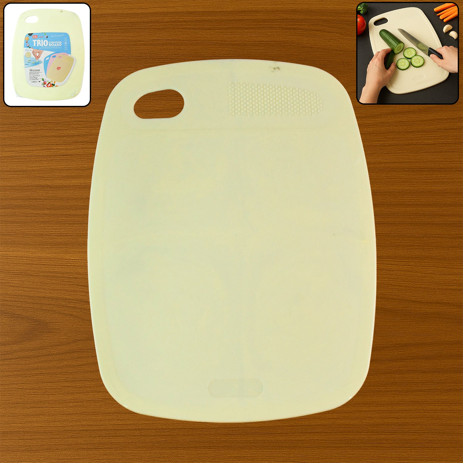 Multipurpose Plastic Chopping Board For Kitchen Use  28x22 Cm (1 Pc) - Shop Gharse
