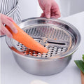 2601 3 In 1 Kitchen Multipurpose Julienne Grater Salad Maker - Shop Gharse