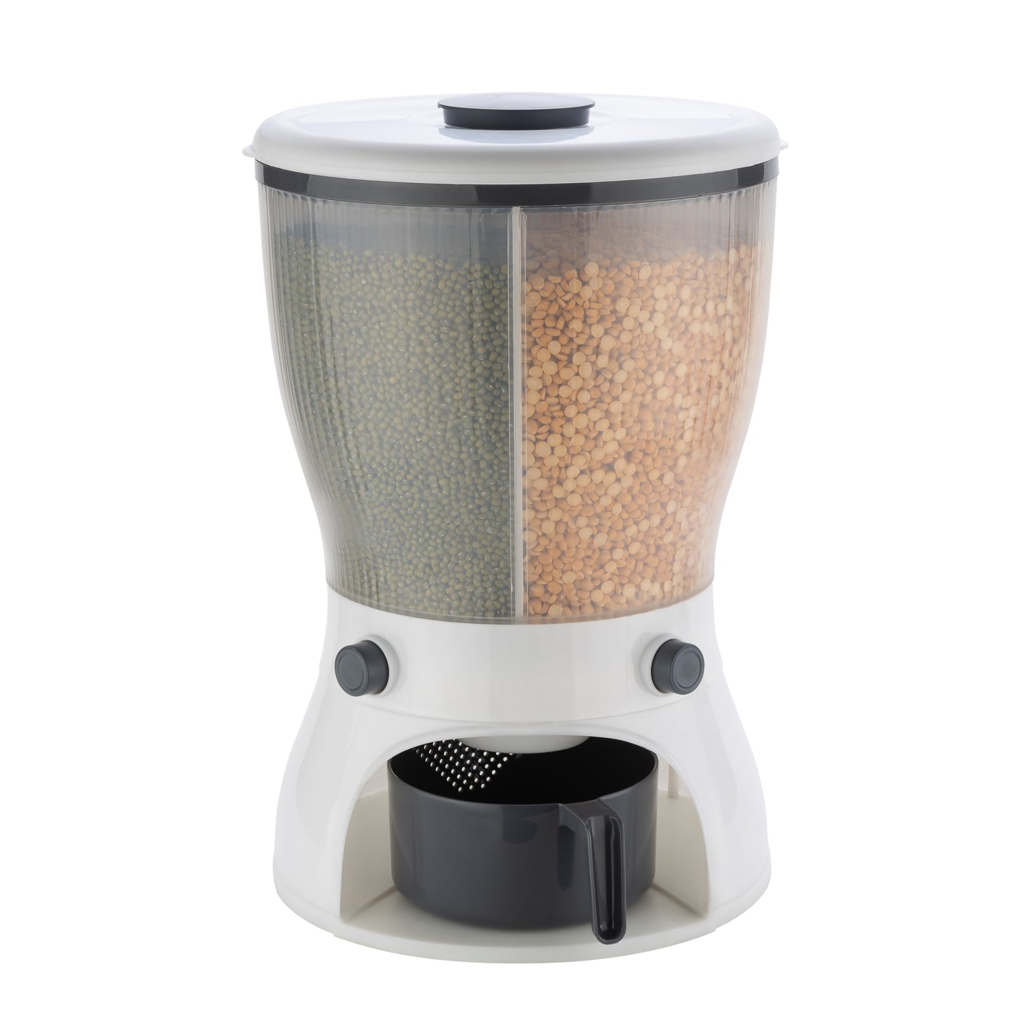 0127 4in1 Rice Dispenser Grain Storage Container Household Cereal Dispenser - Shop Gharse