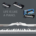 4515 Piano Musical Keyboard With Mic 37 Music Key Keyboard For Kids Toy - Shop Gharse