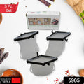 5985  Reusable Silicone Food Storage Bag 3 Bag Set Leakproof Lock Reusable Flat Bottom Freezer Bags Sandwich Bags  Silicone Food Grade Kids Snack Bags  Bpa Free Microwave Dishwasher Safe - Shop Gharse