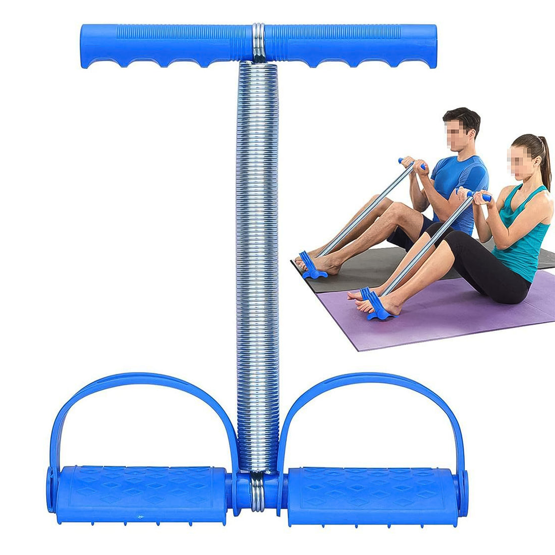 Spring Tension Pull Rope Resistance Band Exercise Strap Single Spring (1 Pc) - Shop Gharse