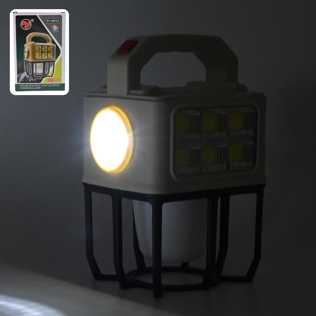 Solar Portable Camping Lantern 3 Light Modes Camping Lantern - Shop Gharse