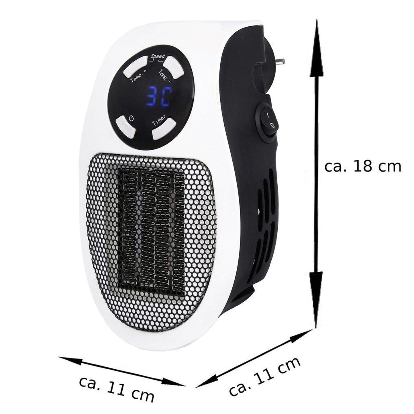 6033 Portable Electric Heater Mini Fan Heater Desktop Household - Shop Gharse