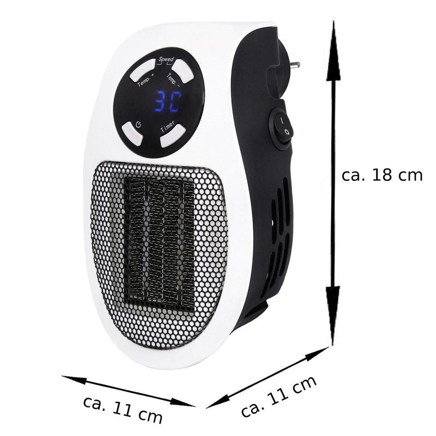 6033 Portable Electric Heater Mini Fan Heater Desktop Household - Shop Gharse