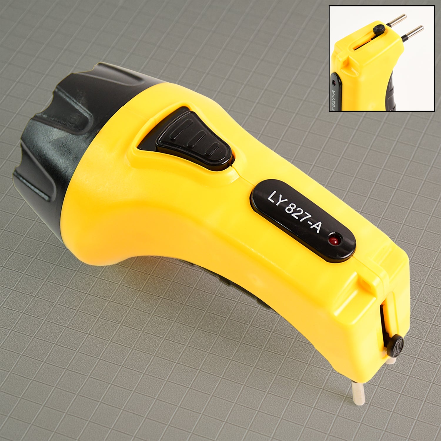 Rechargeable Led Torch Flashlight  High-power Handheld Emergency Light With Built-in Plug - Shop Gharse