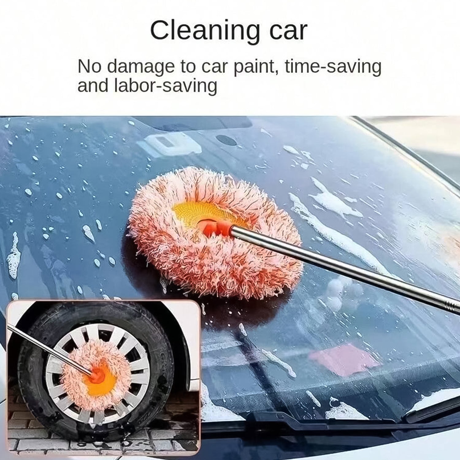 Mop Cleaning Mop Rotatable Spin Mop (110 Cm  1 Pc) - Shop Gharse