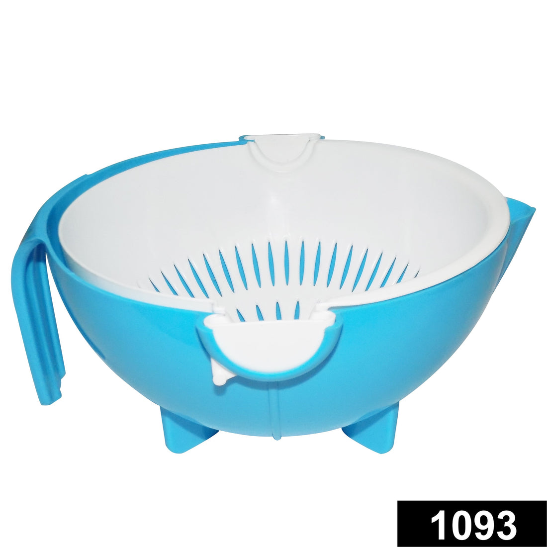 1093 Multi-functional Washing Fruits And Vegetables Bowl  Strainer With Handle - Shop Gharse