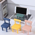 8886 Mobile Phone Holder Mini Chair Cell Phone Stand Portable Smartphone Dock Cellphone Holder For Desktop Design Compatible With All Mobile Phones (1 Pc) - Shop Gharse