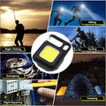 17784 Led Battery Operated Keychain Flashlight Small Work Light Withfolding Bracket Bottle Opener For Camping Hiking Emergency (1 Pc  Moq - 36 Pcs) - Shop Gharse