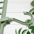 0238a Hole Plastic Hanger Hanging Hook Indoor Wardrobe Clothes Organization Storage Balcony Windowsill Suit Racks - Shop Gharse