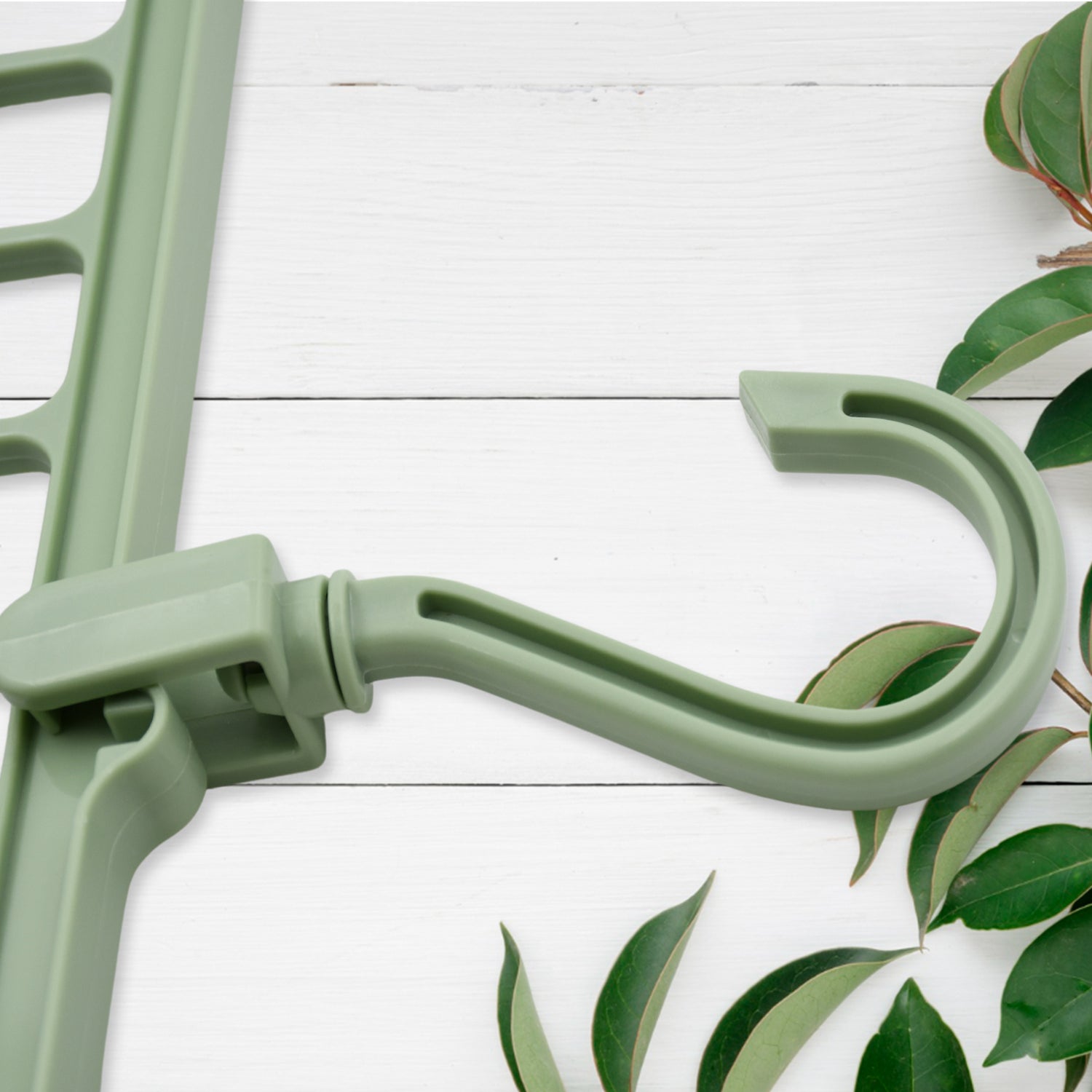 0238a Hole Plastic Hanger Hanging Hook Indoor Wardrobe Clothes Organization Storage Balcony Windowsill Suit Racks - Shop Gharse