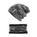 6066 Ultra Soft Unisex Woollen Beanie Cap Plus Muffler Scarf - Shop Gharse